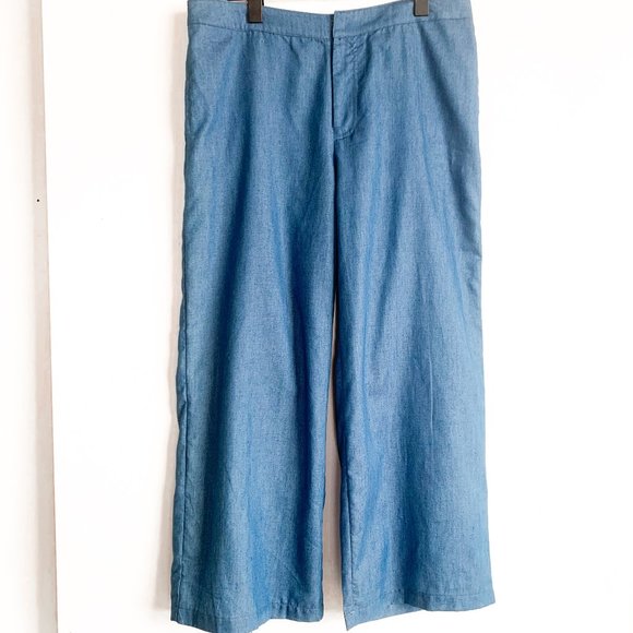 NWT lucca high waisted culottes denim large - Picture 4 of 9